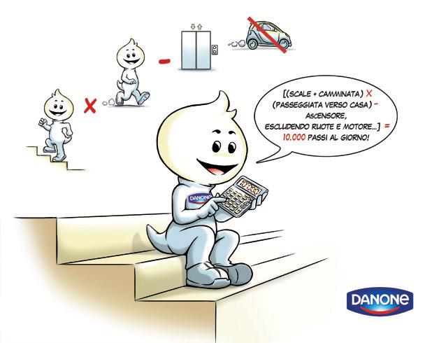 Personaggio ideato per Danone 2