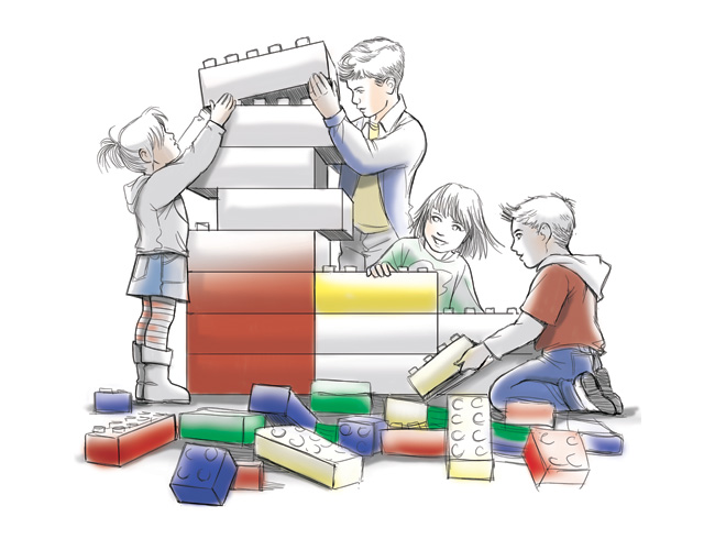 Studio foto calendario Lego 3